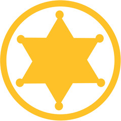 Sheriff star icon