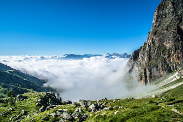 Sopra un mare di nuvole