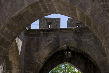 Carcassonne Mittelalter Mauer Festung