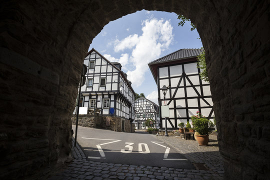 historic village blankenberg in germany