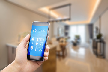 mobile phone in smart home