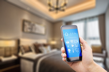 mobile phone in smart home