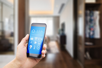 mobile phone in smart home