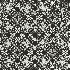 Vintage ornamental seamless textured pattern with grunge scratched effect . Element for design.