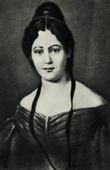 Jenny von Westphalen (1814-1881), wife of Karl Marx (ca. 1830) - obrazy, fototapety, plakaty
