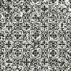 Vintage ornamental seamless textured pattern with grunge scratched effect . Element for design.