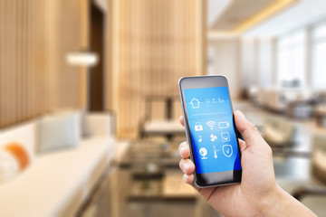 mobile phone in smart home