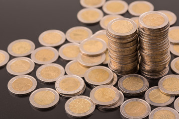 euro coins