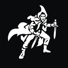 warrior with two knife