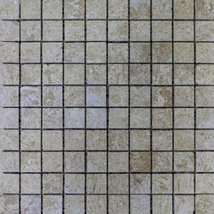 Texture of dark mosaic tiles