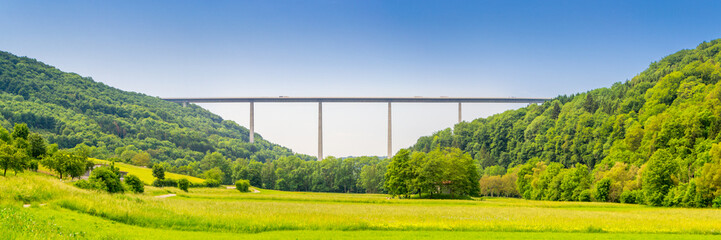 Panorama of Highway Bridge