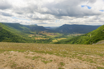 Natural park of Urbasa and andia in Navarra
