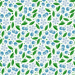 Cute cherry seamless pattern.