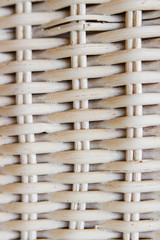 Woven wooden texture of chair in close up