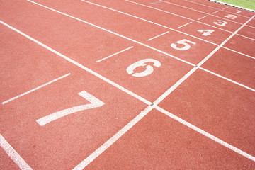 Running track.