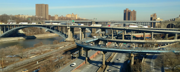 Manhattan-Bronx Bridges and Highways