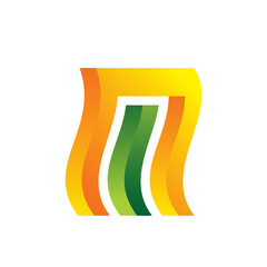 Abstract Letter M Logo