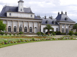 Europa.Niemcy. pałac i park w Pillnitz - obrazy, fototapety, plakaty