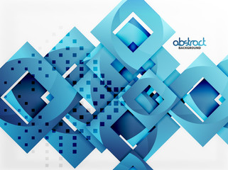 Vector square template background