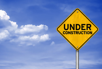 Under Construction - Road sign information