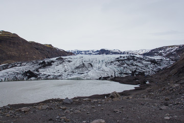 Myrdalsjokull Glacier, Iceland