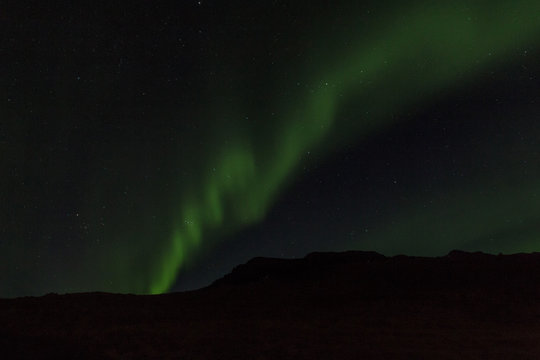 Northern Lights in Hraunsnef, Iceland