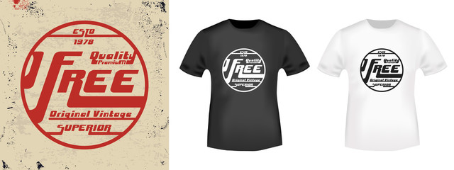 T-shirt print design