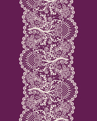 seamless lace border