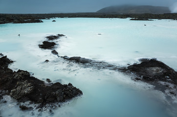 Iceland, landscape, Blue lagoon