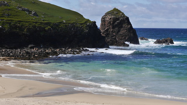 isle of lewis einsamer strand dail beag