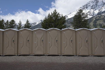 Portable toilets 