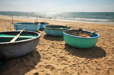 Fototapeta na wymiar Coast in Phan Thiet. Vietnam