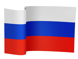 illustration of Russian flag