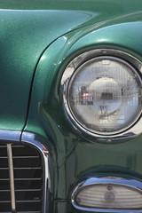 Vintage Car Right Front Grill and Headlight