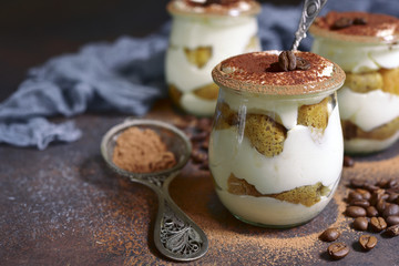 Tiramisu - traditional italian dessert.