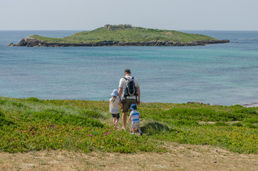 Fototapeta premium Praia da Ilha do Pessegueiro beach near Porto Covo, Portugal.