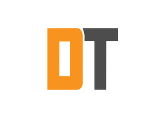 DT Initial Logo for your startup venture