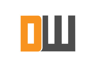 DW Initial Logo for your startup venture