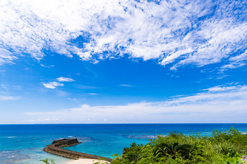 Coast, landscape. Okinawa, Japan, Asia.
