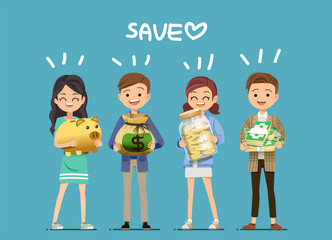 All kinds of money. Pile treasure. save money at the bank. Personal Loan.