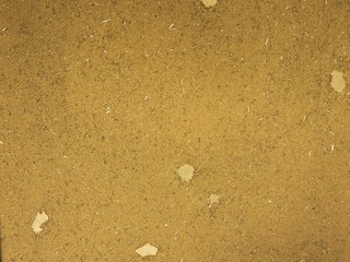 日本建築　古民家の土壁