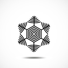 Snowflake Vector Icon