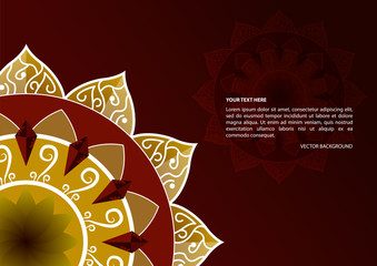 Chakra and Yoga vector background