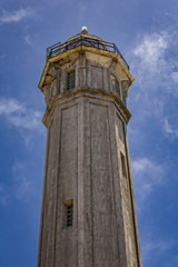 Fototapeta na wymiar Alcatraz Island Lighthouse, San Francisco Bay, California, USA