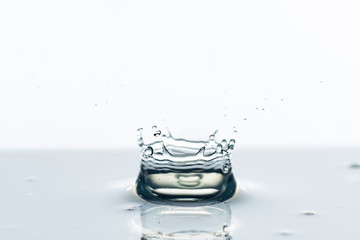 Photo of water splashes and ripples background