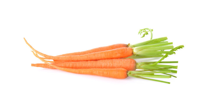 Baby Carrot On White Background