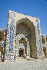Fototapeta na wymiar Entrance to madrassa, Bukhara