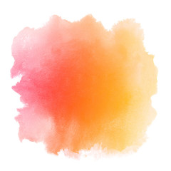 Abstract colorful hand draw water color background