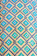 Blue mosaic detail, Uzbekistan