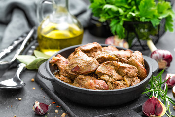 Fried chicken liver